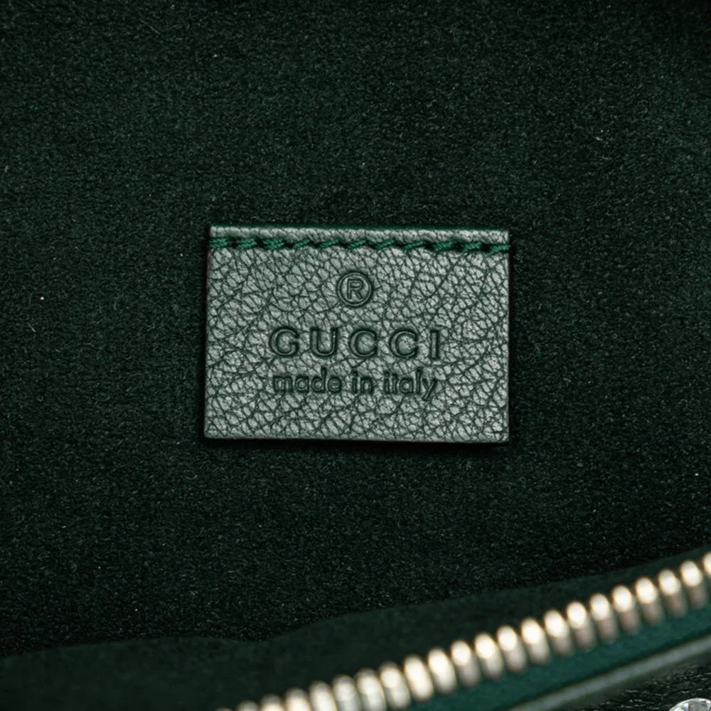 GUCCI Authentic Green Leather Hobo Bag - Picture 9 of 12